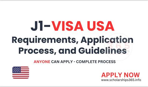 j1 visa application requirements