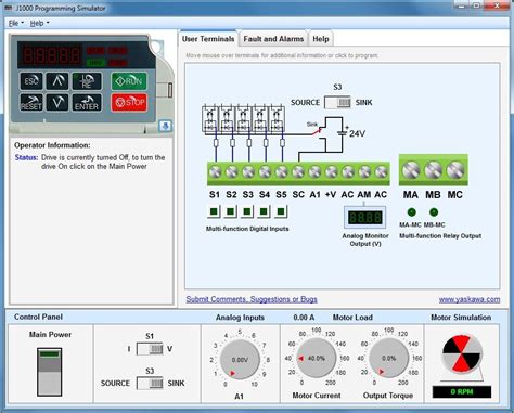 j1000 programming simulator