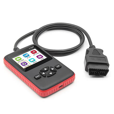 12V/24V V500 OBD2 Engine J1939 J1587 J1708 Code Reader CRHD Heavy Duty