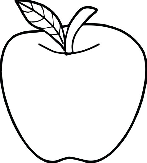jabłko 1 kolorowanka