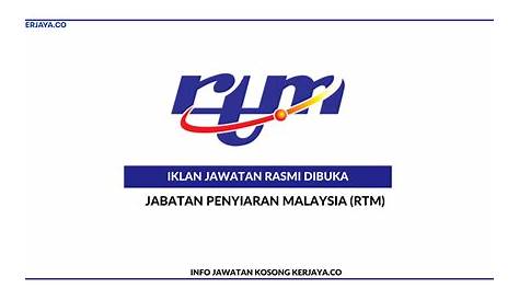 Jawatan Kosong Jabatan Penyiaran Malaysia • Jawatan Kosong Terkini