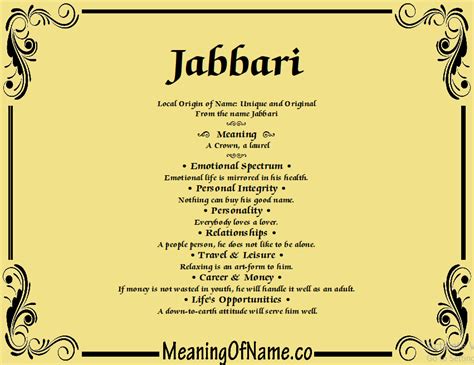 jabbari last name origin