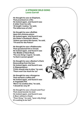 jabberwocky poem pdf