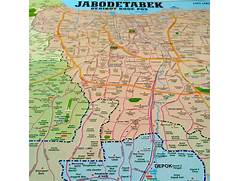Jabodetabek Peta Indonesia