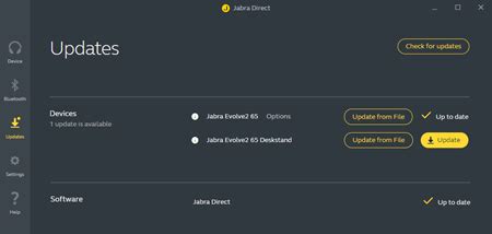 jabra direct software update