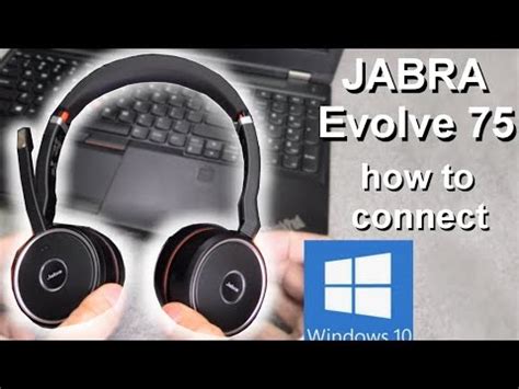 jabra headphones connect to laptop