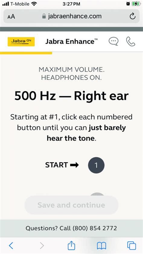 Jabra Hearing Test