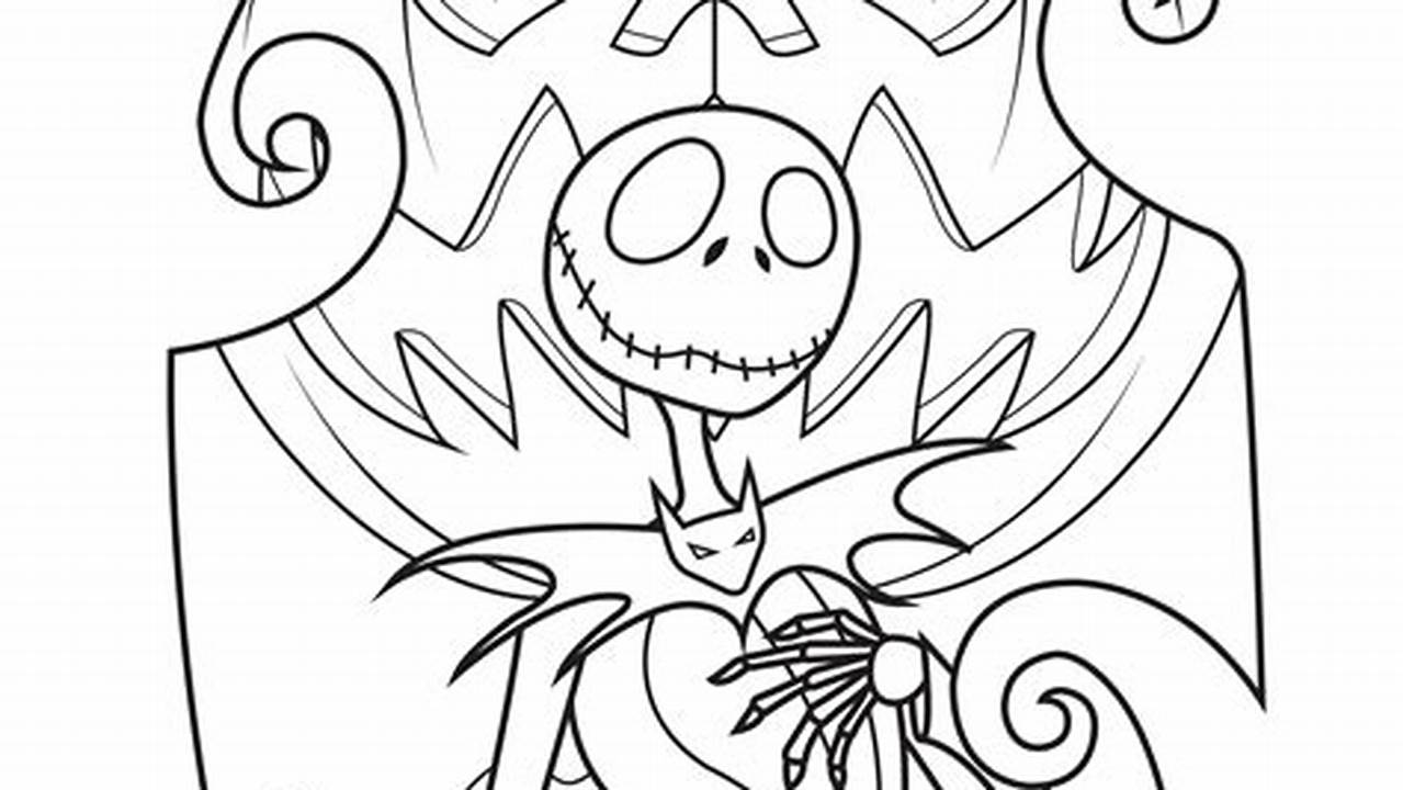 Jack Skeleton Coloring Pages