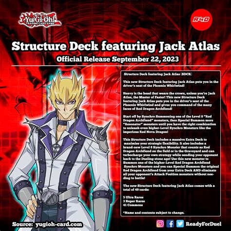 Jack Atlas Structure Deck List