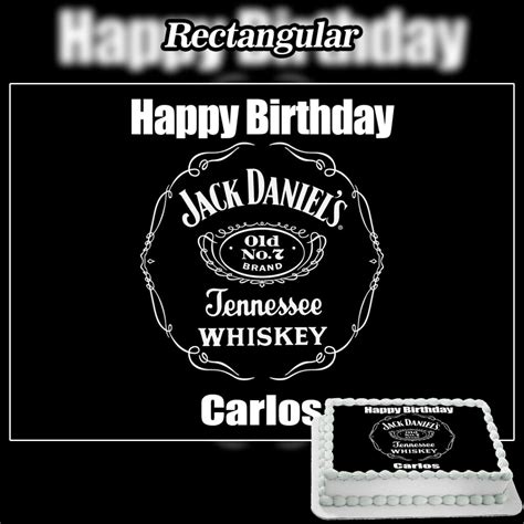 Jack Daniels Cake Design Printable