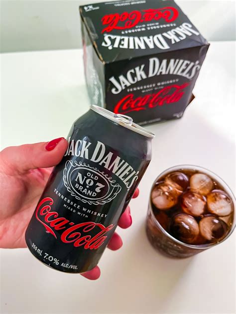 Jack Daniels Mixed With Coke Can