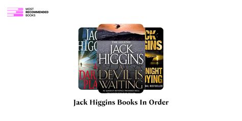 jack higgins books in chronological order