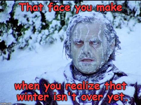 jack nicholson winter meme