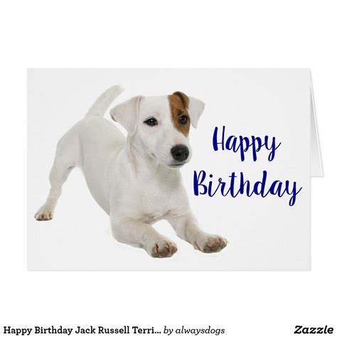 jack russell happy birthday images