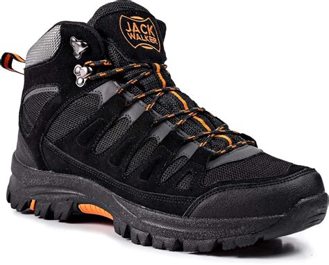 Jack Walker Women Ultra Lightweight Walking Slip On Black Trainers