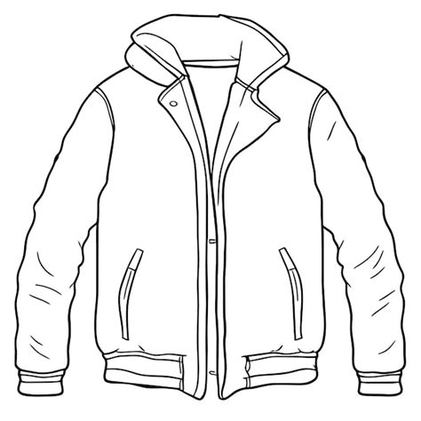 Jacket Outline Drawing