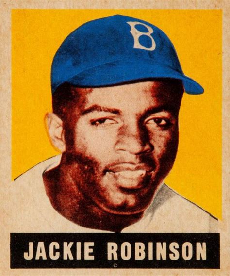 jackie robinson baseball card price