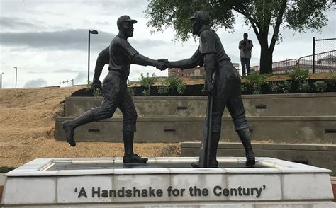 jackie robinson george shuba statue