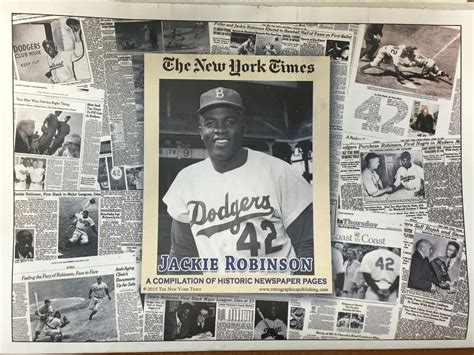 jackie robinson newspaper article