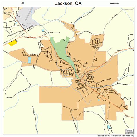 Jackson Ca Zip Code Map