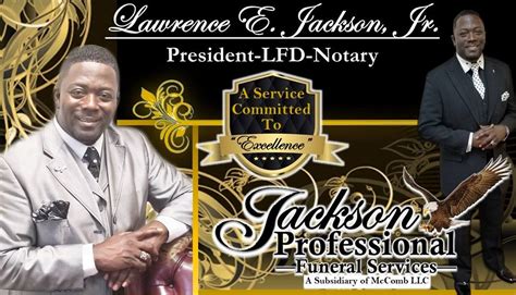 jackson funeral services obituaries
