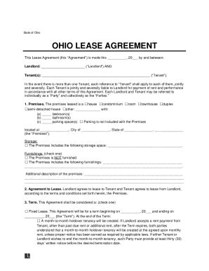 Jackson Ohio Lease