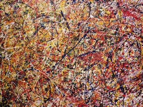 Jackson Pollock First Drip Painting