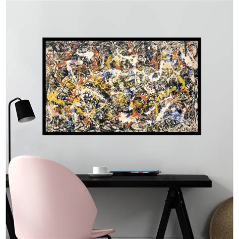 jackson pollock framed print