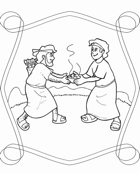 Jacob And Esau Printables