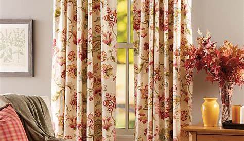 Jacobean Curtains Living Room