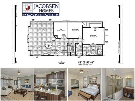 IMP2421A17 Mobile Home Floor Plan Jacobsen Mobile Homes Plant City