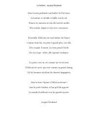 About Jacques Roubaud Le Lombric Going Viral