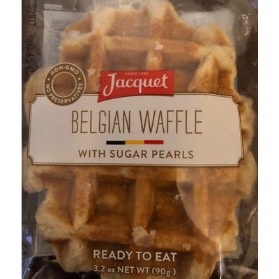 jacquet belgian waffle with sugar pearls