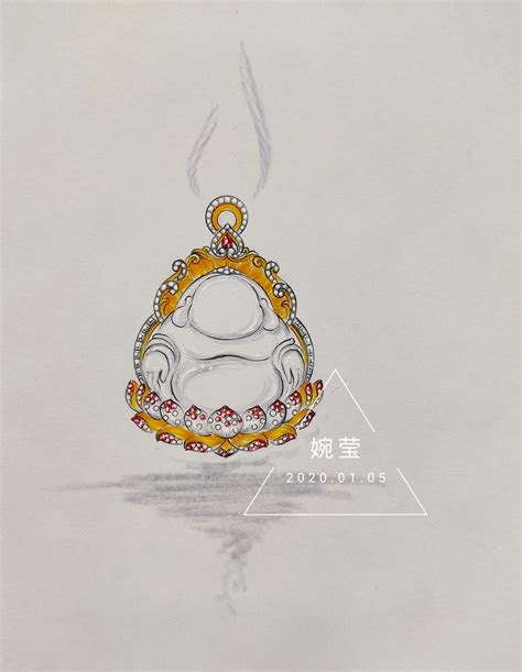 Jade Pendant Drawing