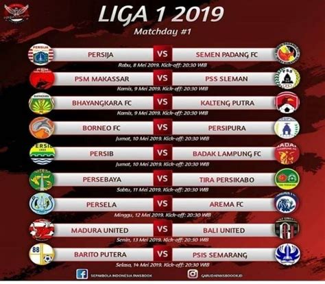 jadwal bola liga 2