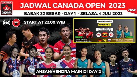 jadwal canada open 2023