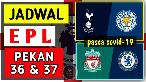 jadwal epl minggu ini