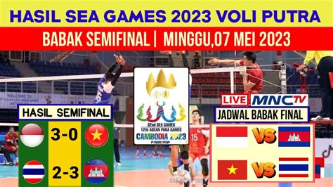 jadwal final voli sea games 2023