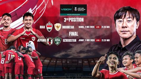 jadwal indonesia vs irak afc u23