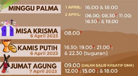 jadwal kamis putih 2024