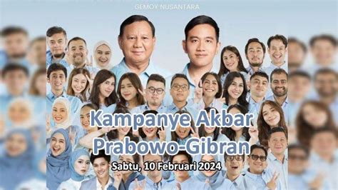 jadwal kampanye prabowo gbk