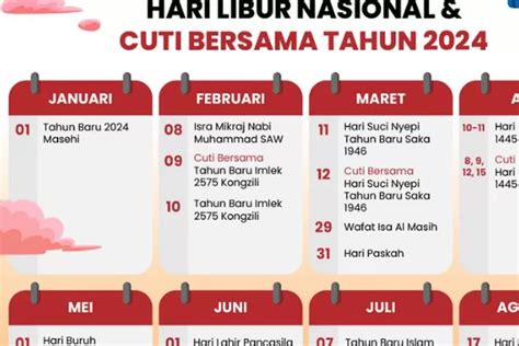 jadwal libur bersama 2024