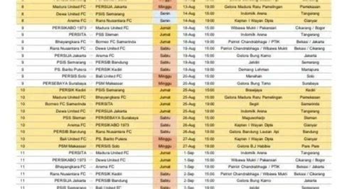 jadwal liga 1 2023/2024