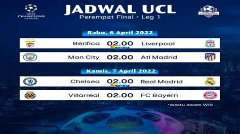 jadwal madrid ucl