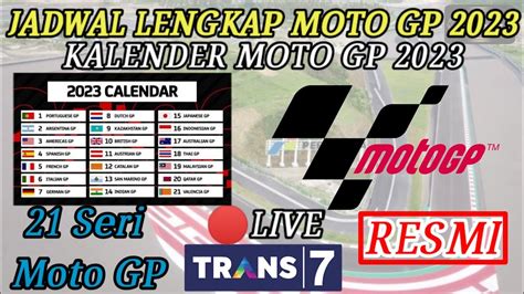jadwal motogp 2023 malaysia