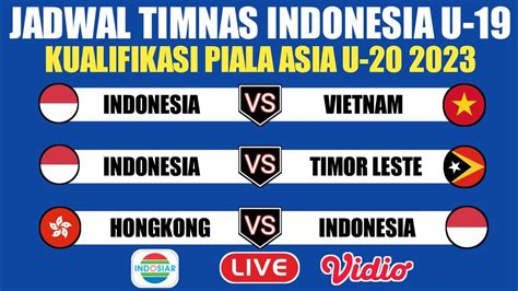jadwal pertandingan indonesia vs vietnam 2023