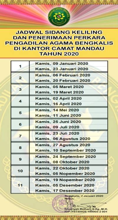 jadwal sidang pengadilan negeri pekanbaru