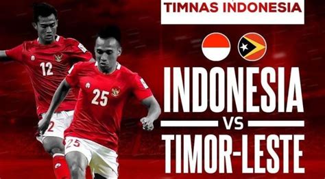 jadwal timnas indonesia vs timor leste