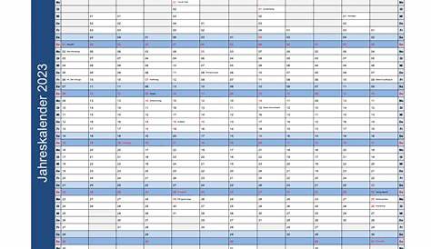 Jahresplaner für Excel | Alle-meine-Vorlagen.de