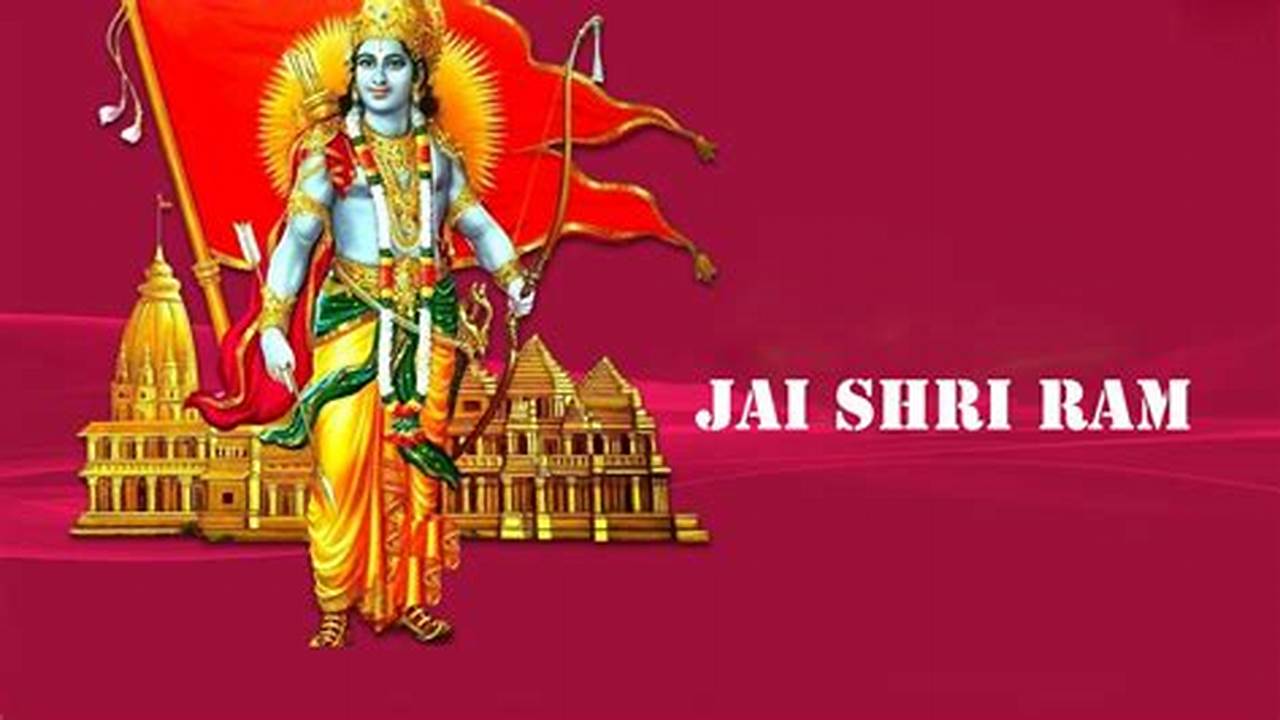 Discover Stunning Jai Shri Ram Flag Images in High-Definition